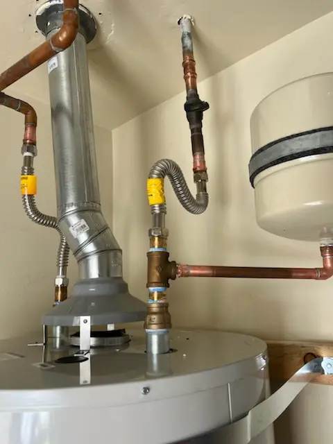 Water heater installation and plumbing repair in Cecil